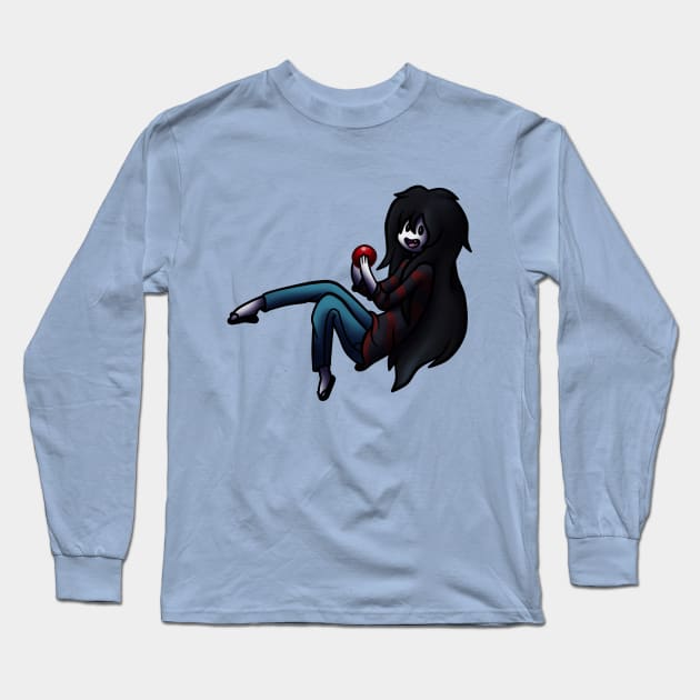 Marceline the Vampire Queen Long Sleeve T-Shirt by VanumChan